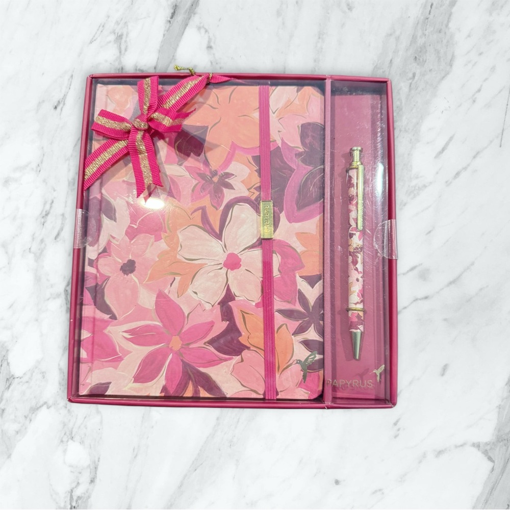 Papyrus Pink Floral Journal Set